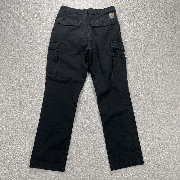 Carhartt Relaxed Fit Cargo Pants 31x32 (Actual 28x29.5) Black Utility Workwear - Picture 3 of 10